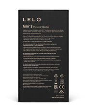 LELO - Mia 3 - Pucker Up - Lipstick Vibrator - Zwart