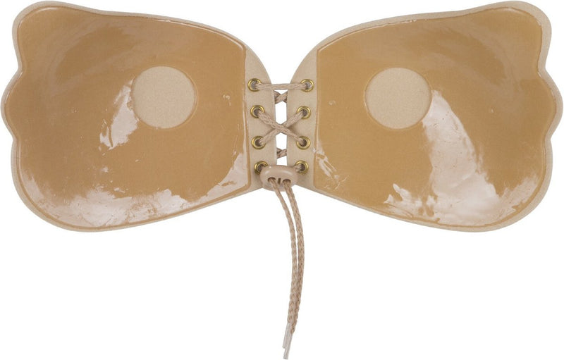 LingaDore Zelfklevende Push-Up BH - Beige - Vlinder Vorm-Erotiekvoordeel.nl