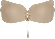 LingaDore Zelfklevende Push-Up BH - Beige - Vlinder Vorm-Erotiekvoordeel.nl