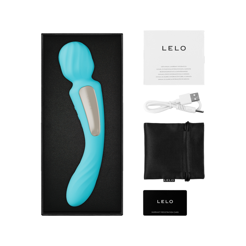 LELO - Switch - Dubbelzijdige Wand Vibrator & G-spot Vibrator - App Control - Aqua