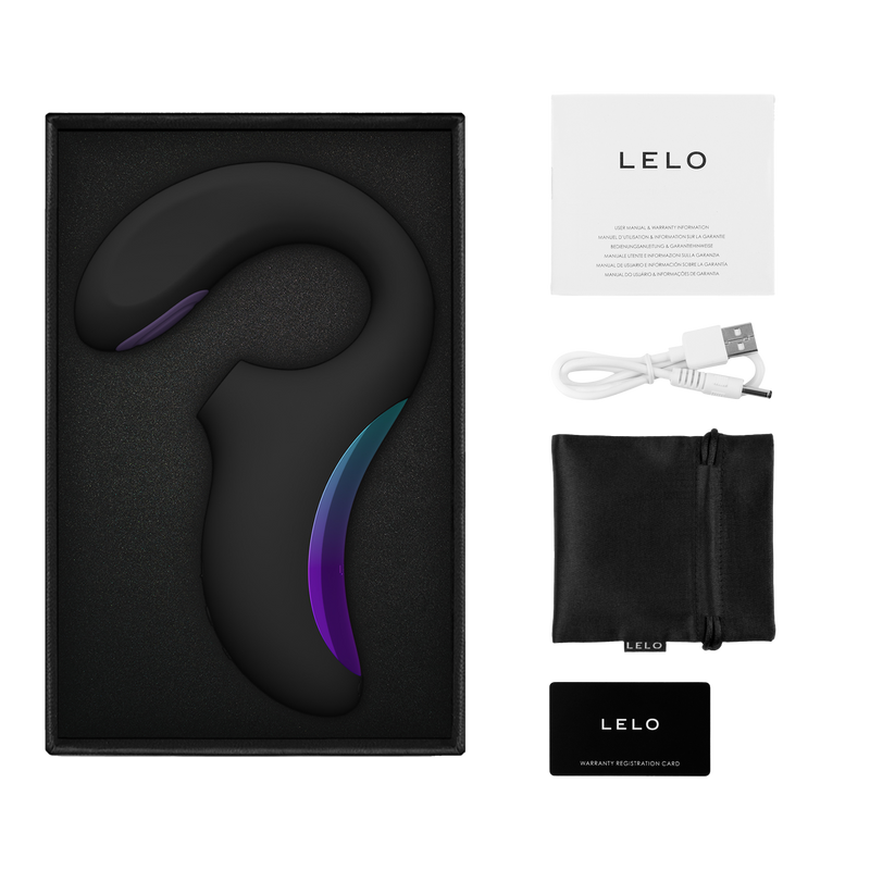 Lelo - Enigma Double Sonic - Drievoudige stimulatie - App Control - Zwart