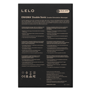 Lelo - Enigma Double Sonic - Drievoudige stimulatie - App Control - Zwart