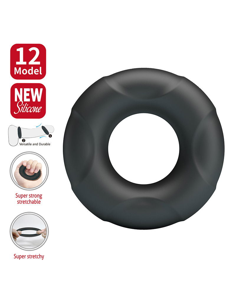 Crazy Bull - Arvell - Cockring - Model 12 - Zwart