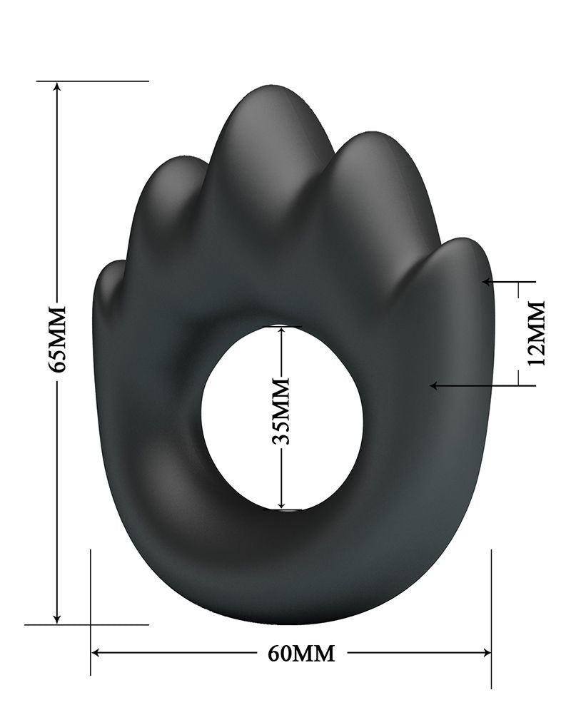 Crazy Bull - Habert - Cockring - Model 13 - Zwart