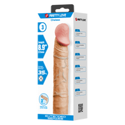 Pretty Love - Chelsey - Realistische Penis Sleeve - 225mm - Lichte Huidskleur