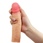 Pretty Love - Derek - Realistische Penis Sleeve - 215mm - Lichte Huidskleur