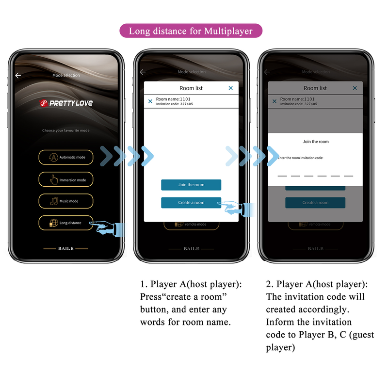Pretty Love - Klay - Stotende Ei-vibrator - App Control - Paars