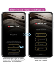 Pretty Love - Klay - Stotende Ei-vibrator - App Control - Paars