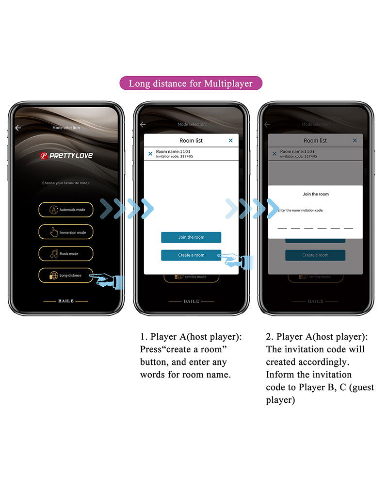 Pretty Love - Klay - Stotende Ei-vibrator - App Control - Paars