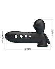 Pretty Love - Crane - Opblaasbare Penis Sleeve - Zwart