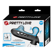 Pretty Love - Crane - Opblaasbare Penis Sleeve - Zwart