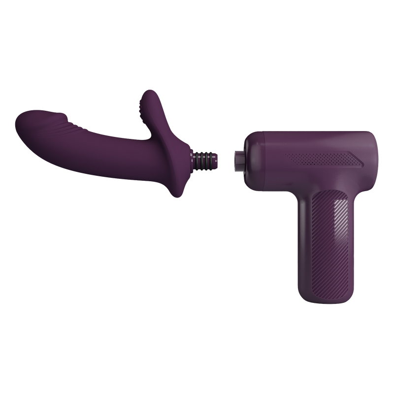 Pretty Love - DJ Scholar - Stotende Massager - Paars