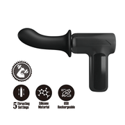 Pretty Love - DJ Scholar - Stotende Massager - Zwart