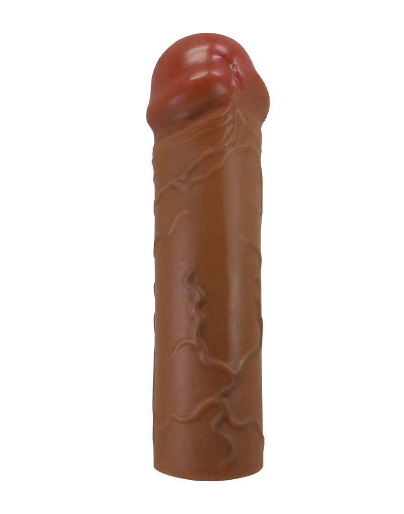 Pretty Love - Nile - Verlengde Penis Sleeve - 25mm - Bruin