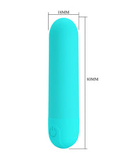 Pretty Love - Stefan - Mini Bullet Vibrator - Turquoise