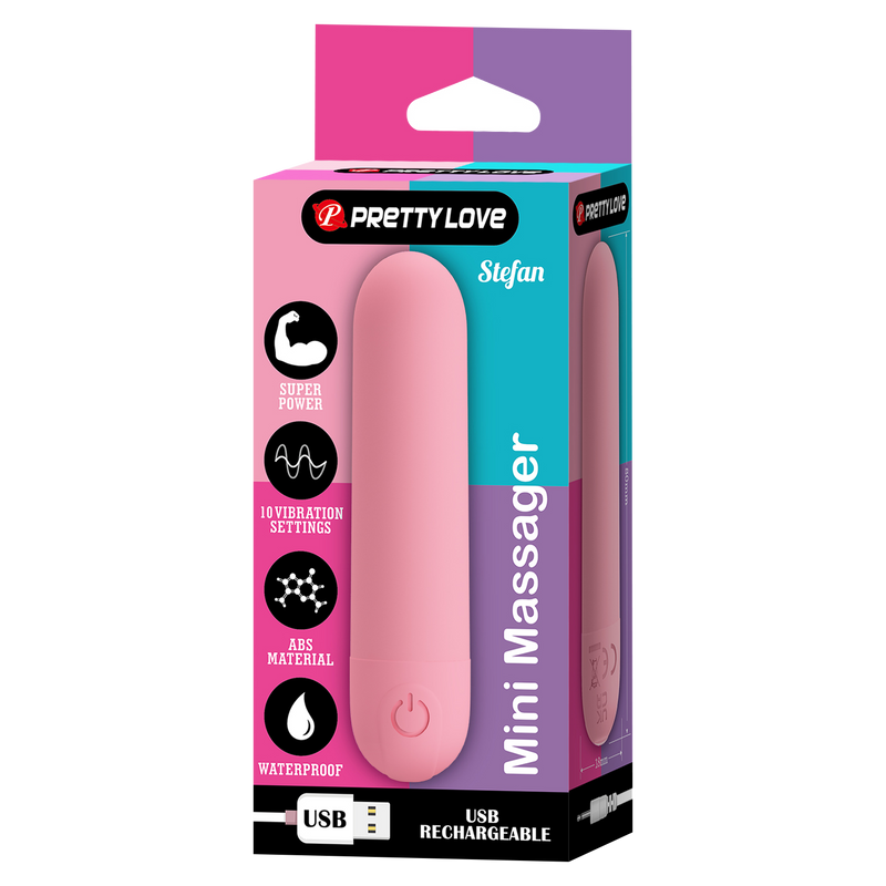 Pretty Love - Stefan - Mini Bullet Vibrator - Lichtroze