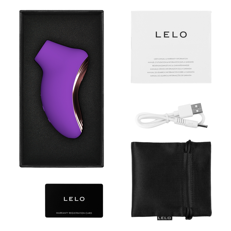 Lelo - Sona 2 Travel - Luchtdruk Vibrator - Paars