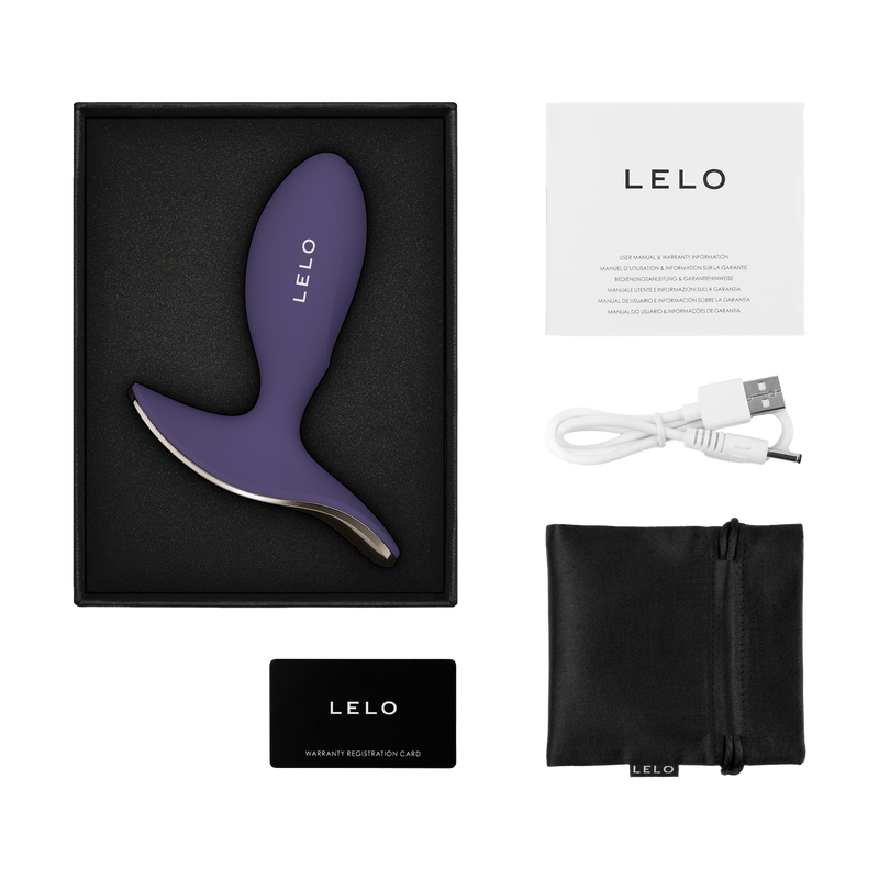 LELO - Surfer 2 - Unisex Vibrerende Anaalplug - Paars