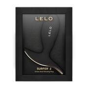 LELO - Surfer 2 - Unisex Vibrerende Anaalplug - Zwart