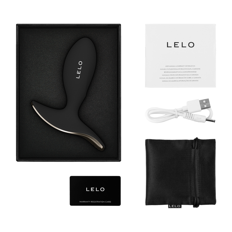 LELO - Surfer 2 - Unisex Vibrerende Anaalplug - Zwart