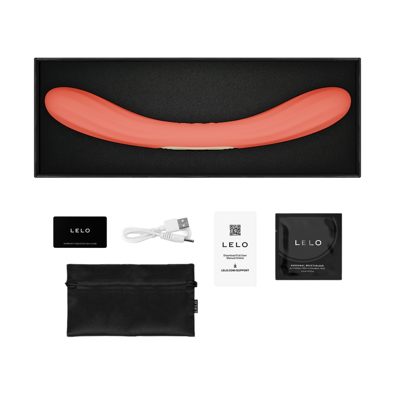 LELO - Boomerang - Dubbelzijdige Vibrator - Dubbele Motor - Coral