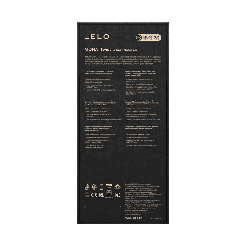 LELO - Mona Twist - G-spot Vibrator - Lavendel