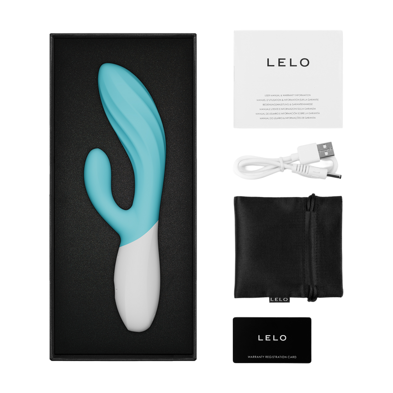 LELO - Ina Twist - Rabbit Vibrator - Aqua