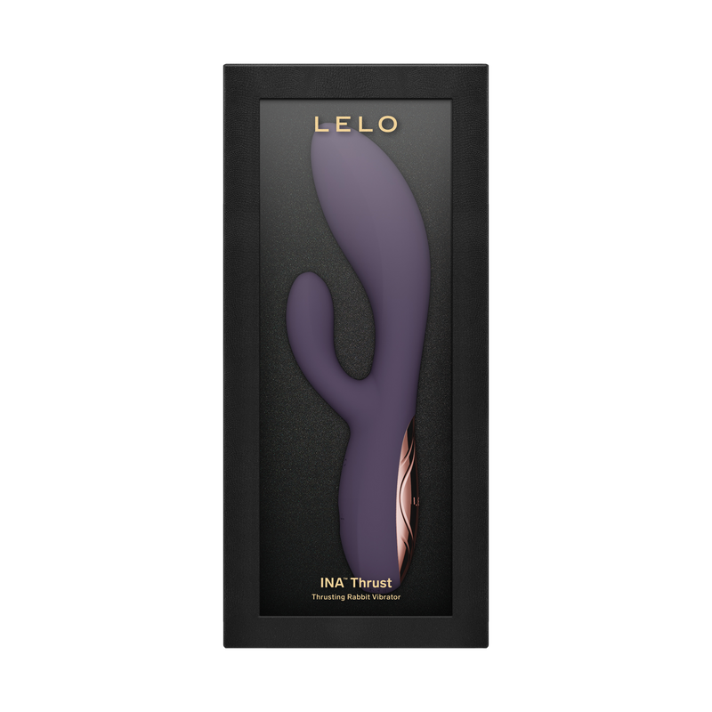 LELO - Ina Thrust - Rabbit Vibrator met Stootbeweging - Paars