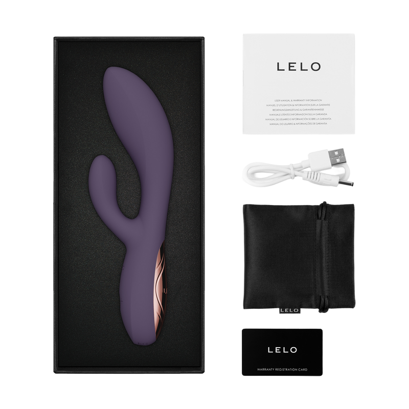 LELO - Ina Thrust - Rabbit Vibrator met Stootbeweging - Paars