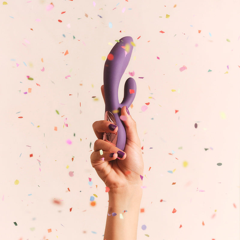 LELO - Ina Thrust - Rabbit Vibrator met Stootbeweging - Paars