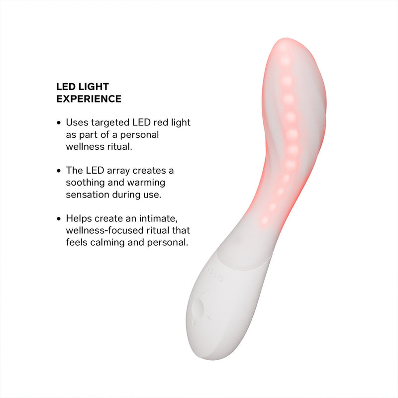 LELO - Mona Spectra - Wellness Massager met Rood Licht - Wit