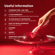 LELO - Mona Spectra - Wellness Massager met Rood Licht - Wit