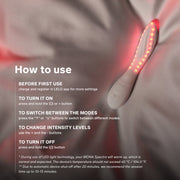 LELO - Mona Spectra - Wellness Massager met Rood Licht - Wit