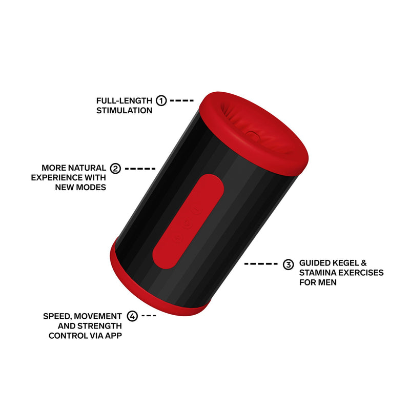 LELO - F2S™ Double Sonic - Sonische Masturbator & Stroker - Rood