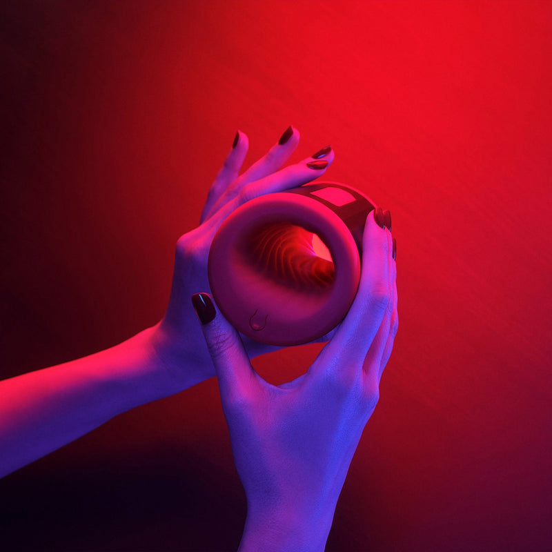 LELO - F2S™ Double Sonic - Sonische Masturbator & Stroker - Rood