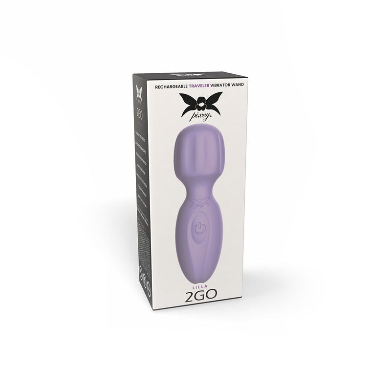 Pixey 2GO - Mini Wand Vibrator - Lila