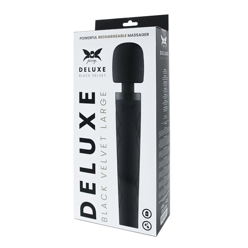 Pixey Deluxe - Black Velvet - Wand Vibrator