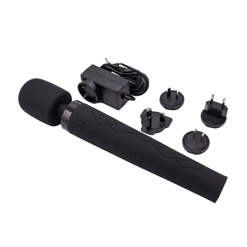 Pixey Deluxe - Black Velvet - Wand Vibrator