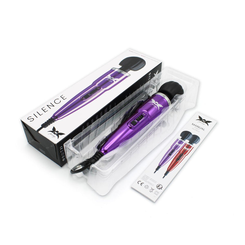 Pixey Silence - Wand Vibrator - Massager - Violet Edition - Zeer Stil - Uitzonderlijk Krachtig