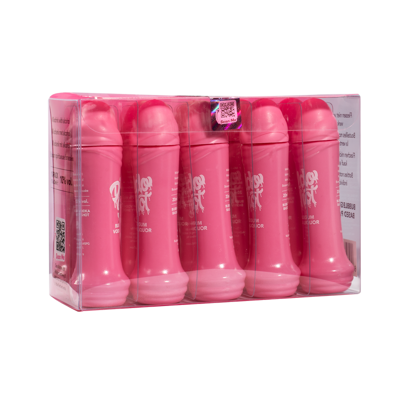 Boinky - Dildo Shots - Bubblegum Wodka - 10% vol. - 10x 20 ml-Erotiekvoordeel.nl