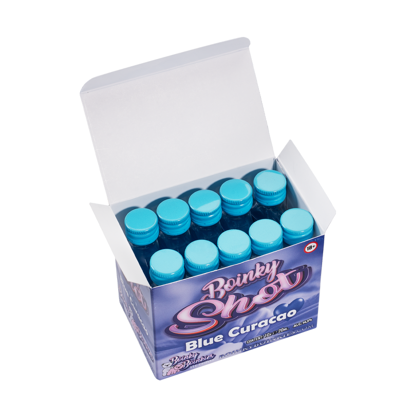 Boinky - Boinky Shots - Blue Curacao - 14,5% vol. - 10x 20 ml-Erotiekvoordeel.nl