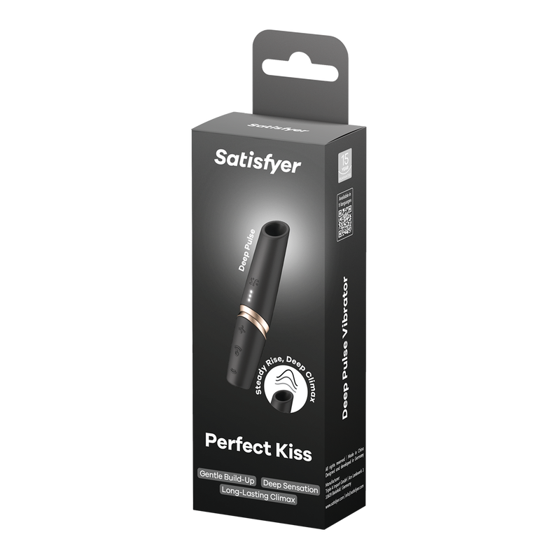 Satisfyer Perfect Kiss – 3D Air Pulse Vibrator in Lipstick design