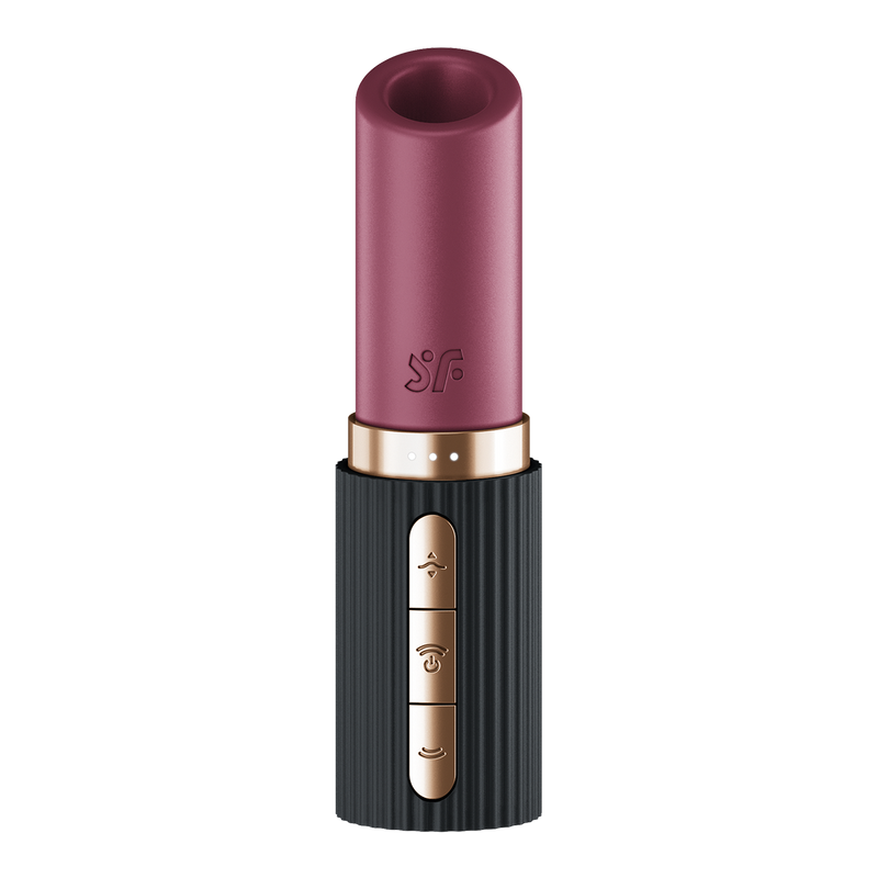 Satisfyer Pro 2 Kiss – Lipstick Vibrator met 3D Air Pulse Technologie - Zwart