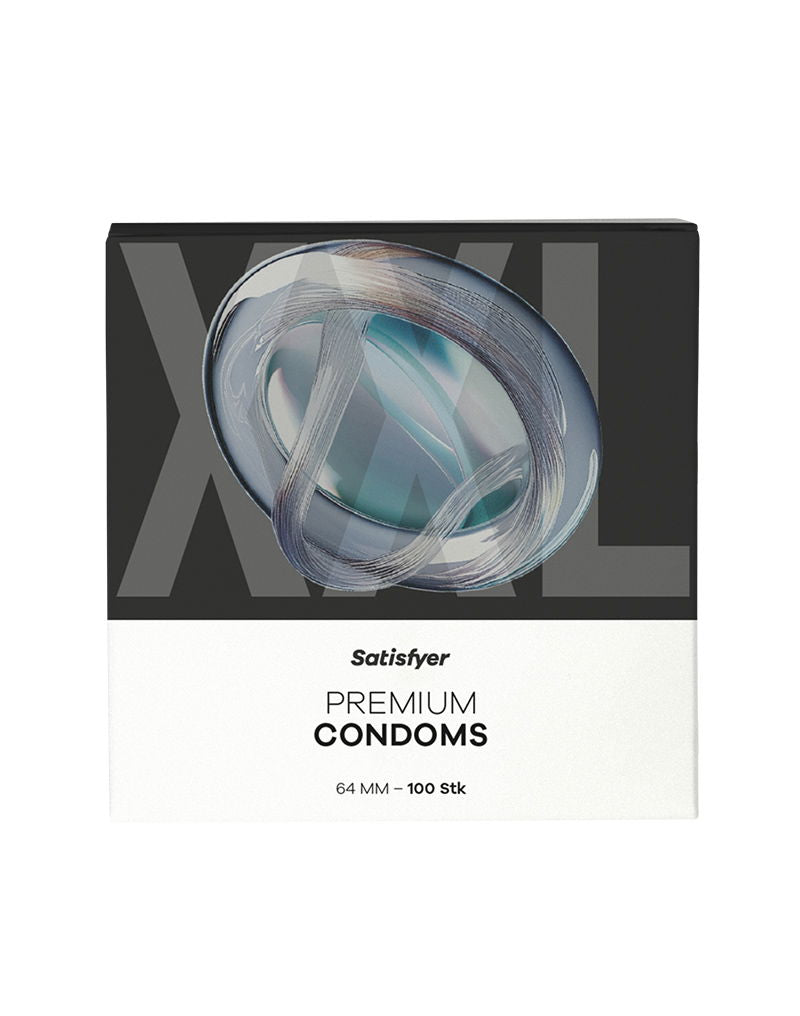 Satisfyer - Condooms - Size 64 mm - XXL - 100 stuks