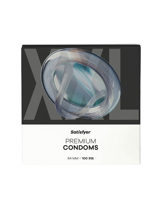 Satisfyer - Condooms - Size 64 mm - XXL - 100 stuks