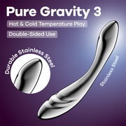 Satisfyer - Pure Gravity 3 - RVS Dildo