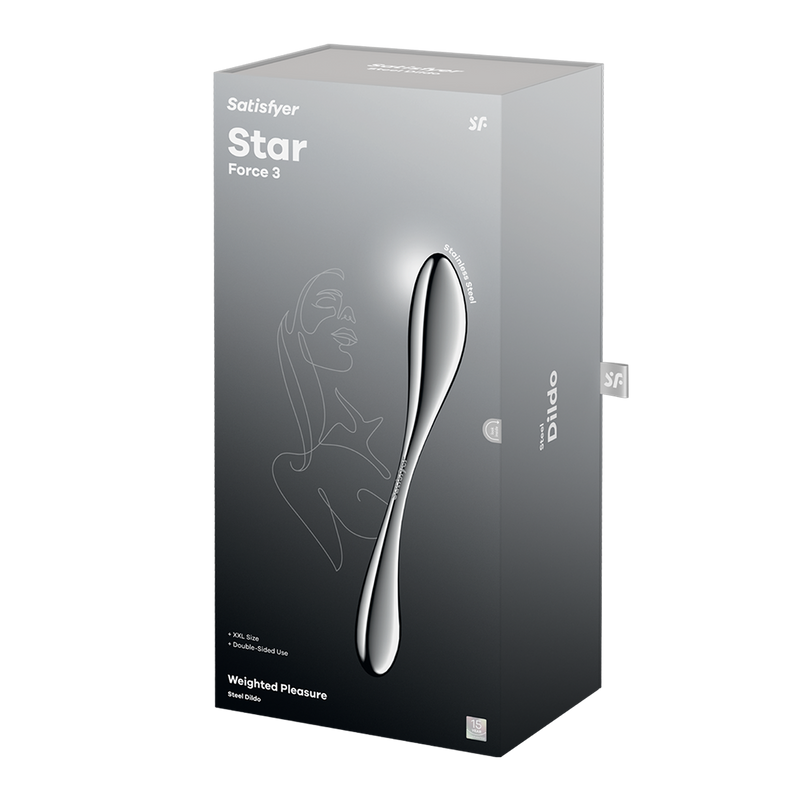 Satisfyer - Star Force 3 - RVS Dildo
