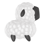 Satisfyer - Dreamy Sheep - Luchtdruk Vibrator - Zwart/Wit