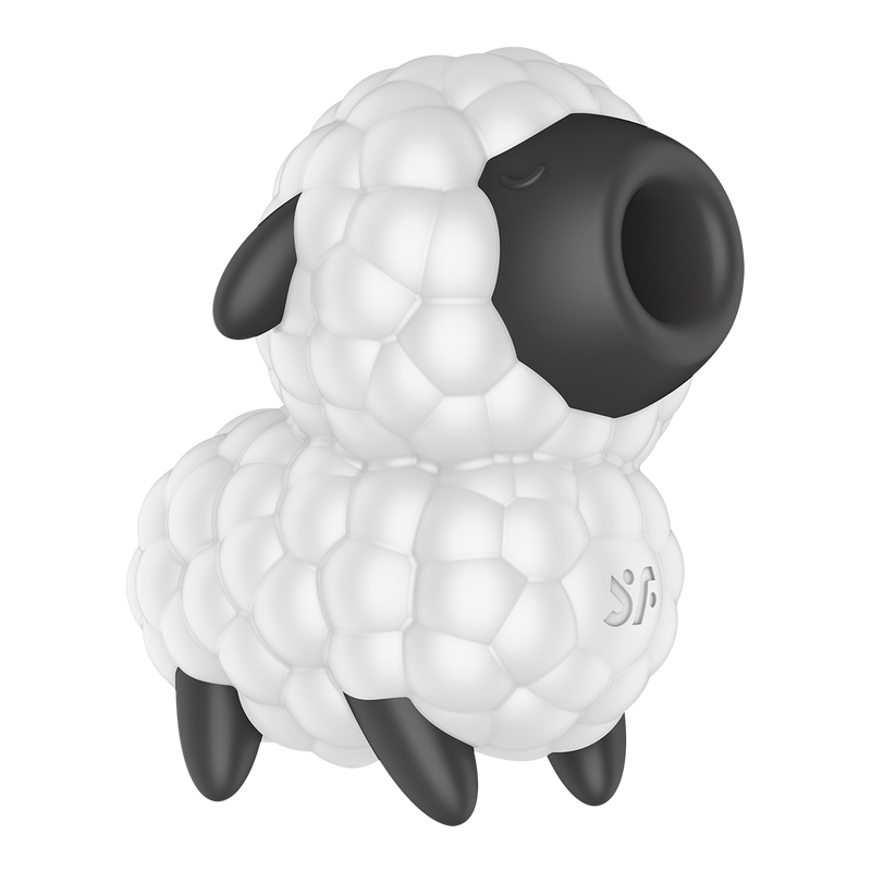Satisfyer - Dreamy Sheep - Luchtdruk Vibrator - Zwart/Wit