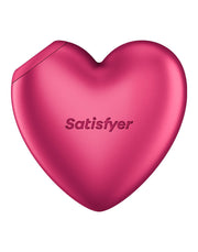 Satisfyer - Cutie Heart - Luchtdruk Vibrator - Op Batterijen - Roze-Erotiekvoordeel.nl